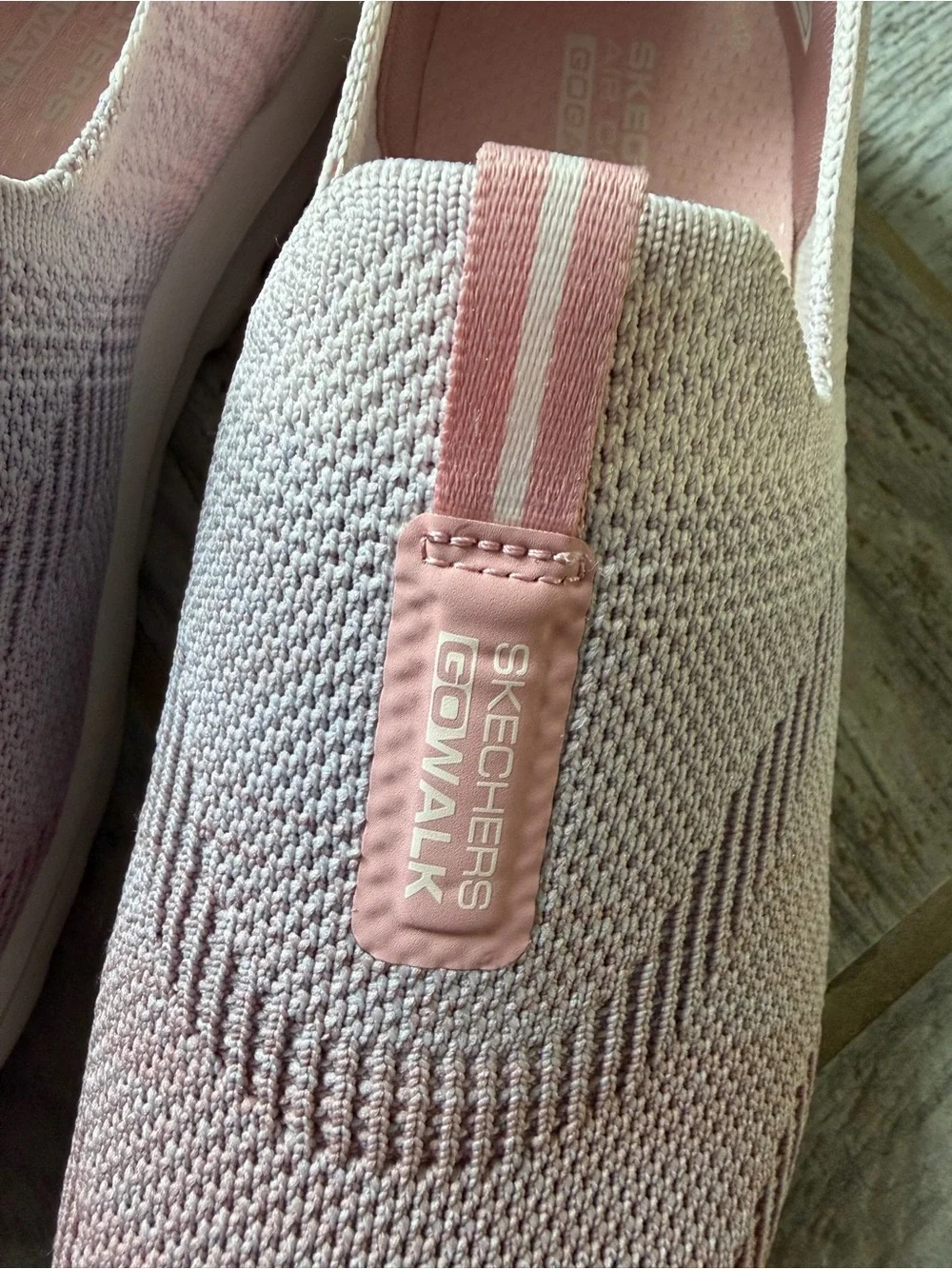 Skechers GOwalk Knit Slip-On Walking Shoes - Pink 7
